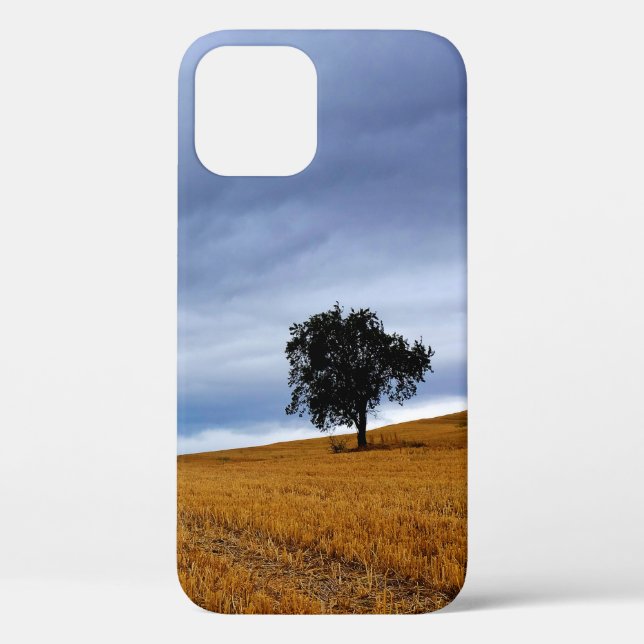 Coques Case-Mate iPhone Arbre dans un champ de blé (Verso)