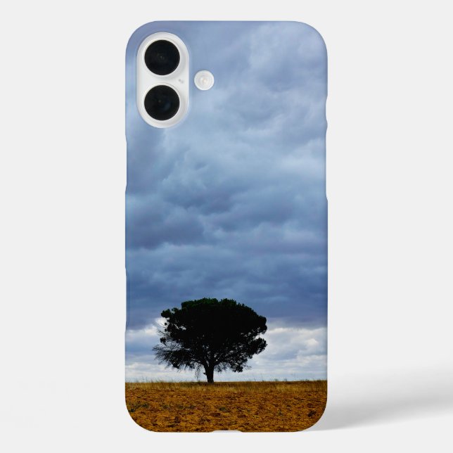 Coques Case-Mate iPhone Arbre dans un champ vide (Verso)