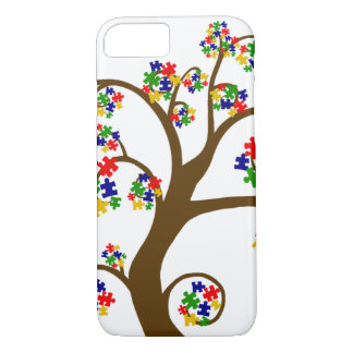 Coque iPhone 8/7 Arbre d'autisme de cas de l'iPhone 7 de la vie