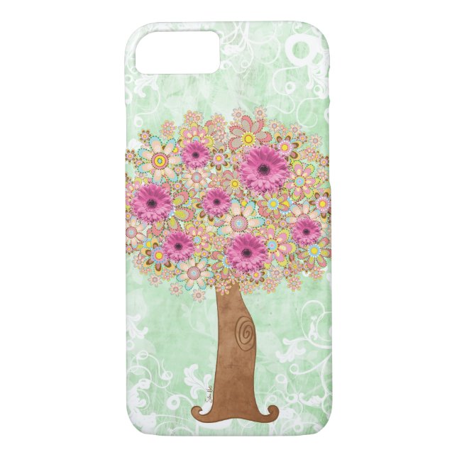 Coques Case-Mate iPhone Arbre de fleurs (Dos)