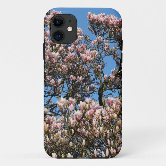 Coques Case-Mate iPhone Arbre de Magnolia en fleurs (Dos)