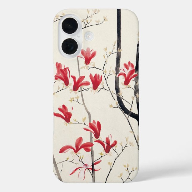 Coques Case-Mate iPhone Arbre de Magnolia par Kobayashi Kokei, Nature Vint (Verso)
