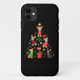 Case-Mate iPhone Case Arbre de Noël du Chihuahua