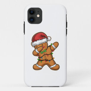Case-Mate iPhone Case Arbre de Noël en Pain d'Épices Lumineux Dabbing