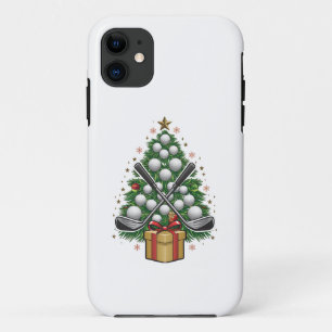 Case-Mate iPhone Case Arbre de Noël Équipement de Golf Noël Golf