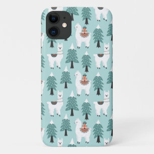Case-Mate iPhone Case Arbre de Noël et motif de lama mignonne