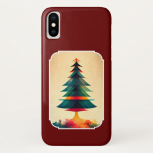 Case-Mate iPhone Case Arbre de Noël Joyfull Design géométrique