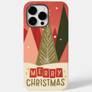 Coque Pour Pour iPhone 14 Pro Max Arbre de Noël rétro/Vintage