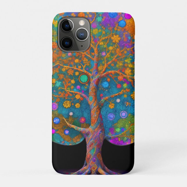 Coques Case-Mate iPhone Arbre de vie du Nouvel Âge cosmique (Dos)