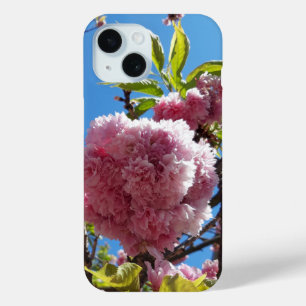 Coque Pour iPhone 15 Arbre en fleurs rose cerise sauvage