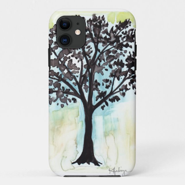 Coques Case-Mate iPhone arbre silhouetté (Dos)