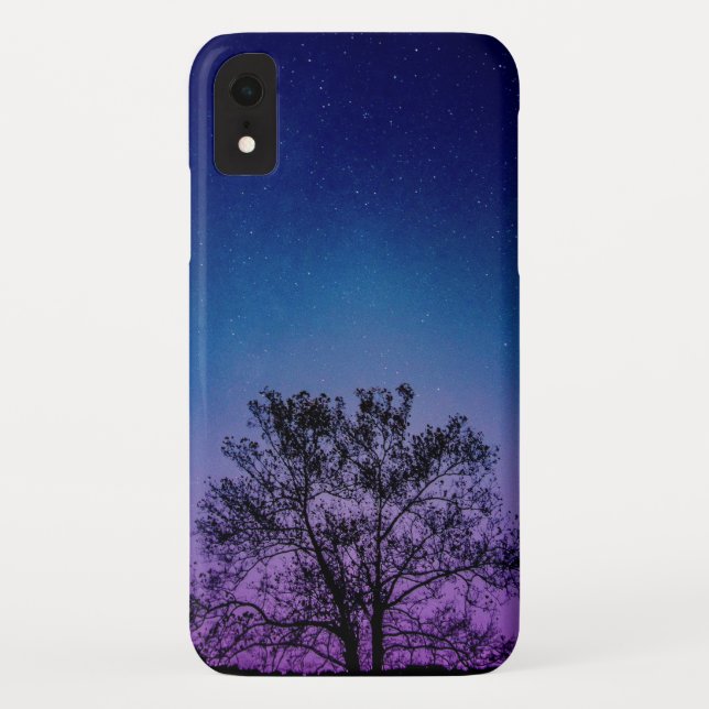 Coques Case-Mate iPhone arbre sous ciel étoilé (Dos)