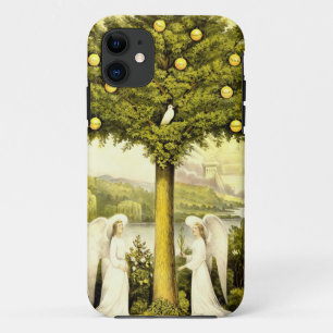 Coques Pour iPhone Arbre vintage de l'illustration chrétienne 1892 d