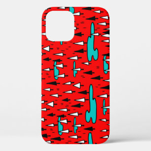 Case-Mate iPhone Case Arbres à main levée : motif de Noël scandinave.