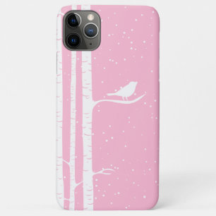 Coque iPhone 11 Pro Max Arbres de bouleau roses de Milou