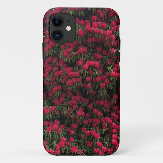 Coques Case-Mate iPhone Arbuste Rhododendron en fleurs complètes (Dos)