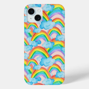 Coque iPhone 15 Mini Arc-en-ciel coloré