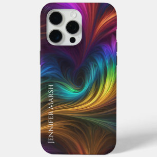 Coque iPhone 15 Pro Max Arc en ciel coloré