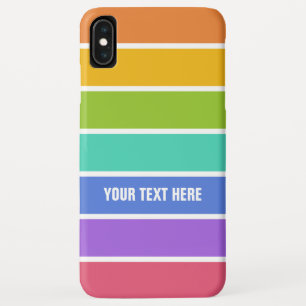 Coques Pour iPhone Arc-en-ciel couleurs des dossiers de téléphone tex