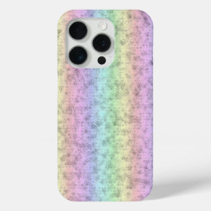 Coque iPhone 15 Pro Arc en ciel dans la peau d'éléphant cuir Optik