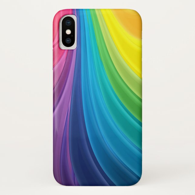 Coques Case-Mate iPhone Arc-en-ciel torse Abstrait (Dos)