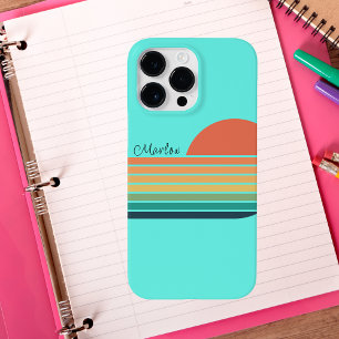 Coque Pour Pour iPhone 14 Pro Max Arc-en-ciel Vintage rétro