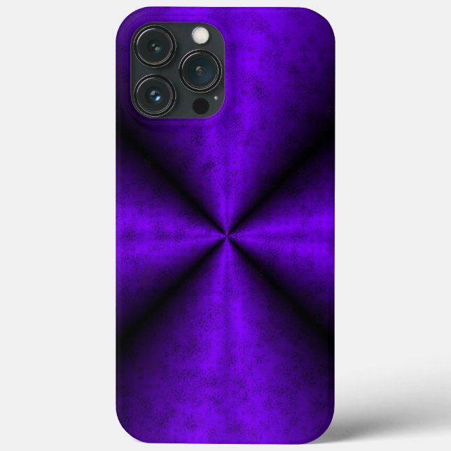 Coques Case-Mate iPhone Arc-en-ciel violet en cuir d'éléphant Optik (Verso)