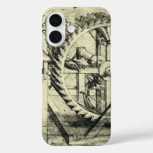 Coques iPhone 16 Arc-en-tête propulsé de Léonard de Vinci
