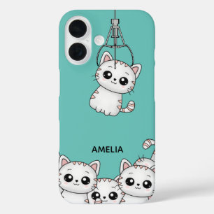 Coque Pour iPhone 16 Arcade Claw Cute Kitten Grabber Personnalisé