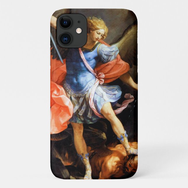 Coques Case-Mate iPhone Archange Michael piétine Satan, Guido Reni (Dos)