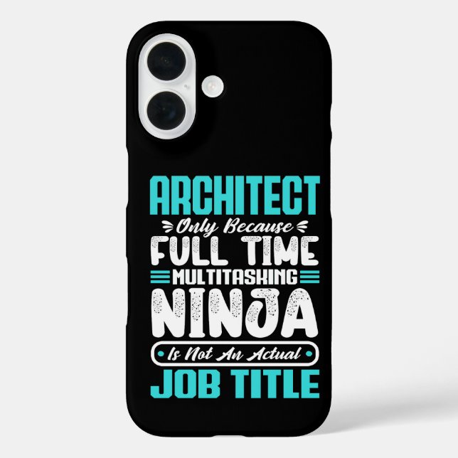 Coques Case-Mate iPhone Architecte Funny Emploi Profession Carrière Archit (Verso)