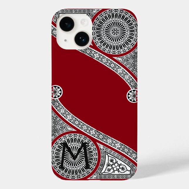 Coques Case-Mate iPhone ARCHITECTURE DE RENAISSANCE Monogramme de Bourgogn (Verso)