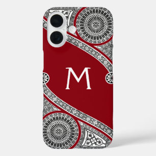 Coques iPhone 16 ARCHITECTURE DE RENAISSANCE Monogramme de Bourgogn