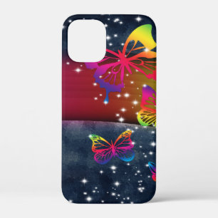 Coques Pour iPhone Arcs-en-ciel des papillons n