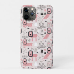 Case-Mate iPhone Case Arcs-en-ciel rose noir Lions Boho