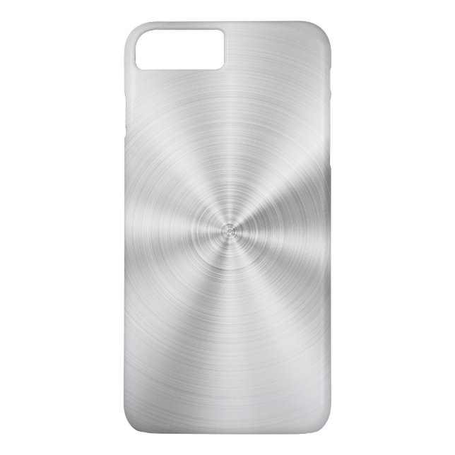 Coques Case-Mate iPhone Argent brillant métallique de Faux élégant (Dos)
