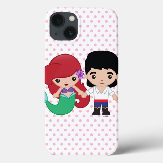 Coques Case-Mate iPhone Ariel et le prince Eric Emoji (Verso)