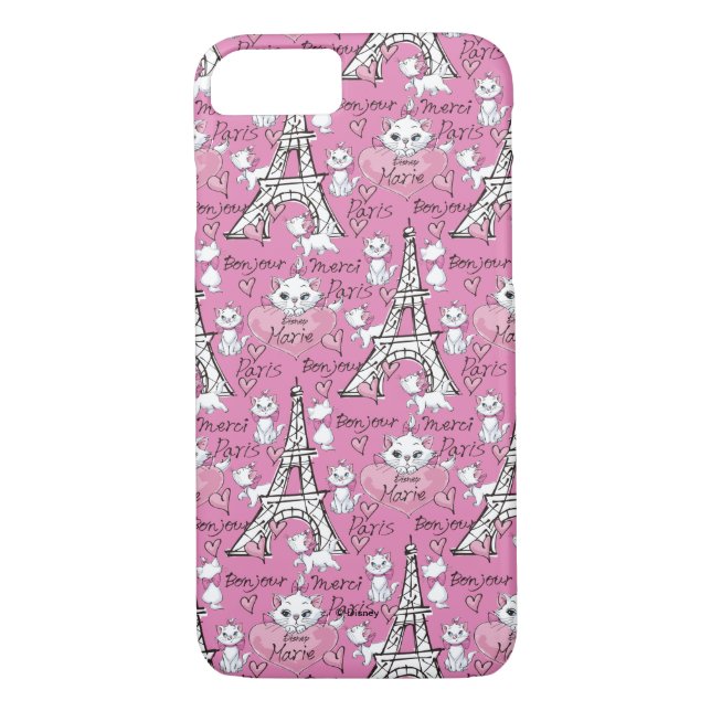 Coques Case-Mate iPhone Aristocats | Marie Paris Motif (Dos)