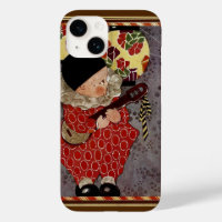Arlequin enfant vintage, Musicien Jouant Banjo