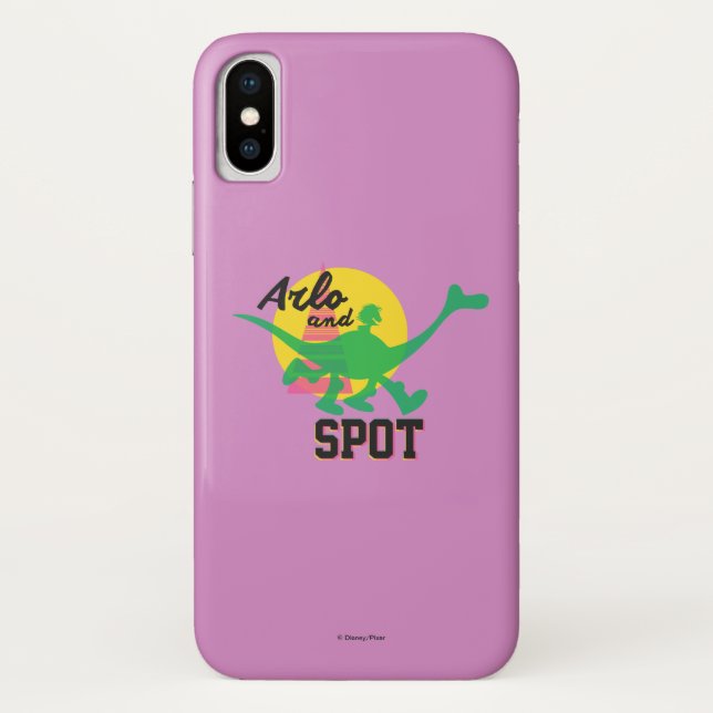 Coques Case-Mate iPhone Arlo Et Spot Sunset (Dos)