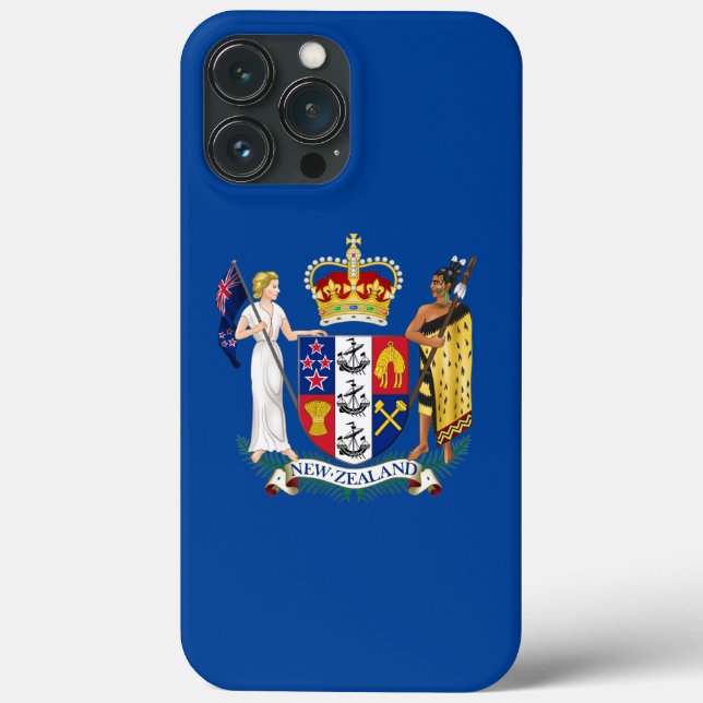 Coques Case-Mate iPhone Armoiries de la Nouvelle-Zélande (Verso)