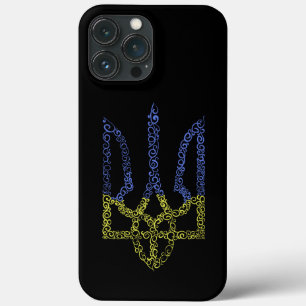 Case-Mate iPhone Case Armoiries de l'Ukraine trident motif de la spirale