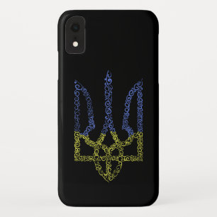 Case-Mate iPhone Case Armoiries de l'Ukraine trident motif de la spirale
