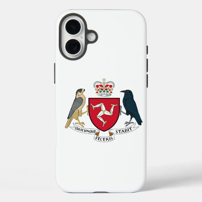 Coques Case-Mate iPhone Armoiries de Manx (Verso)