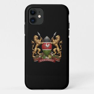 Case-Mate iPhone Case Armoiries du Kenya symbole emblème drapeau du pays