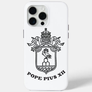Coque iPhone 15 Pro Max Armoiries du Pape Pie XII