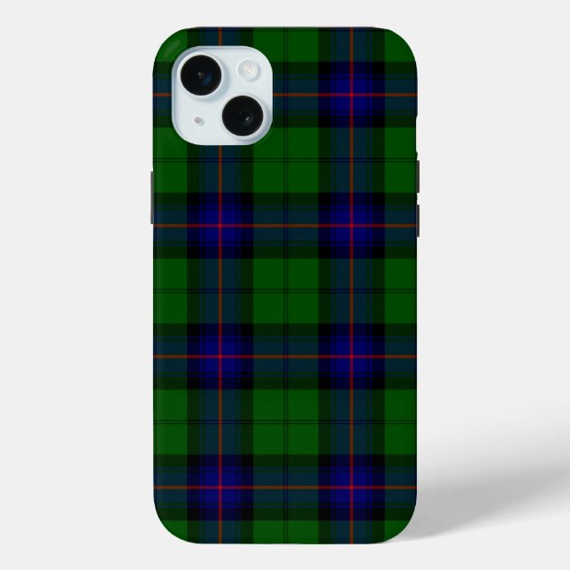Coques Case-Mate iPhone Armstrong tartan bleu et vert plaid (Verso)
