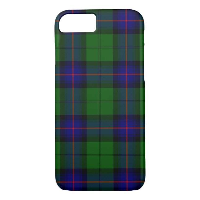 Coques Case-Mate iPhone Armstrong tartan bleu et vert plaid (Dos)