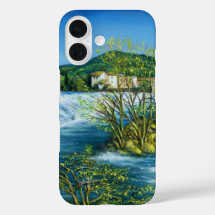 Coque Pour iPhone 16 ARNO RIVER À ROVEZZANO Florence Paysage toscan