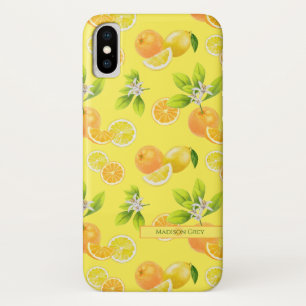 Case-Mate iPhone Case Arômes d'agrumes Oranges et citrons Patten